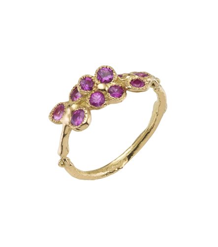 Bague Champs de lavande rose