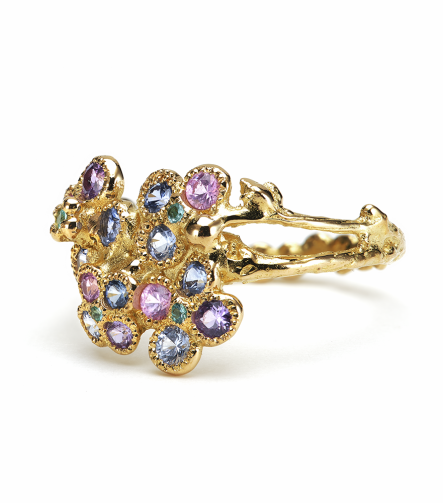 Bague Mille et une nuits bleue