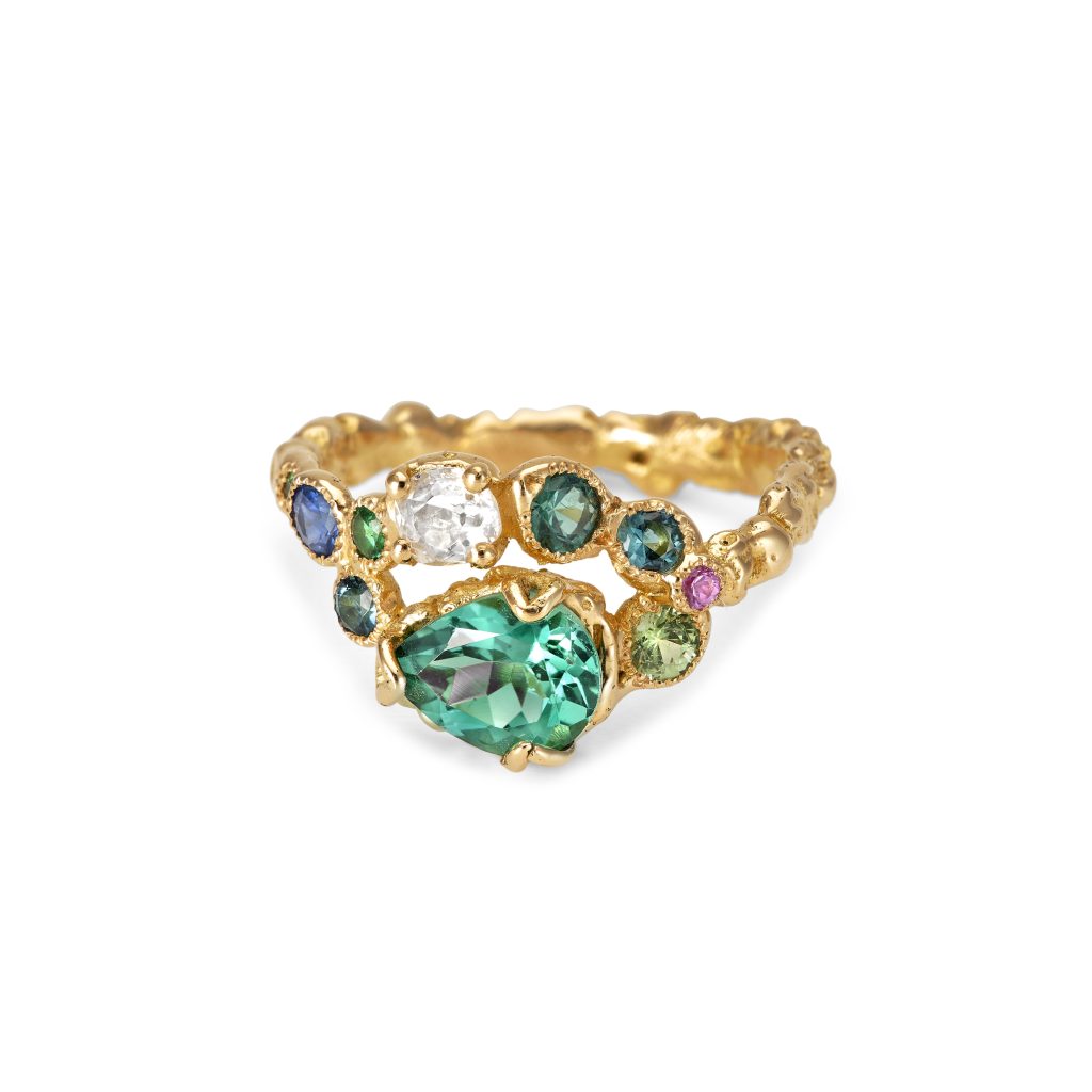 Bague Anais Rheiner or jaune 18 carat , bague unique