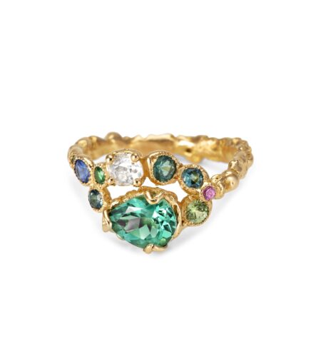Bague Anais Rheiner or jaune 18 carat , bague unique