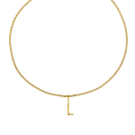 Letter pendant on a chain – Image 14