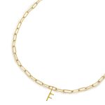 Letter pendant on a chain necklace – Image 7