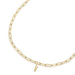 Letter pendant on a chain necklace – Image 23