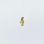 SINGLE MINI HOOP RECYCLED YELLOW GOLD 18CT